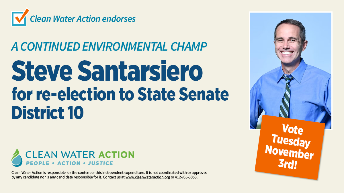 Steve Santarsiero for re-election to State Senate District 10