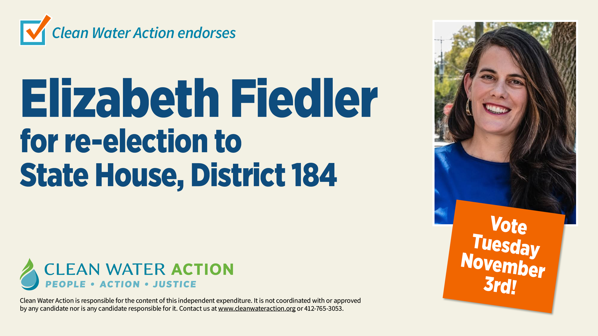 Elizabeth Feidler for State House, District 184