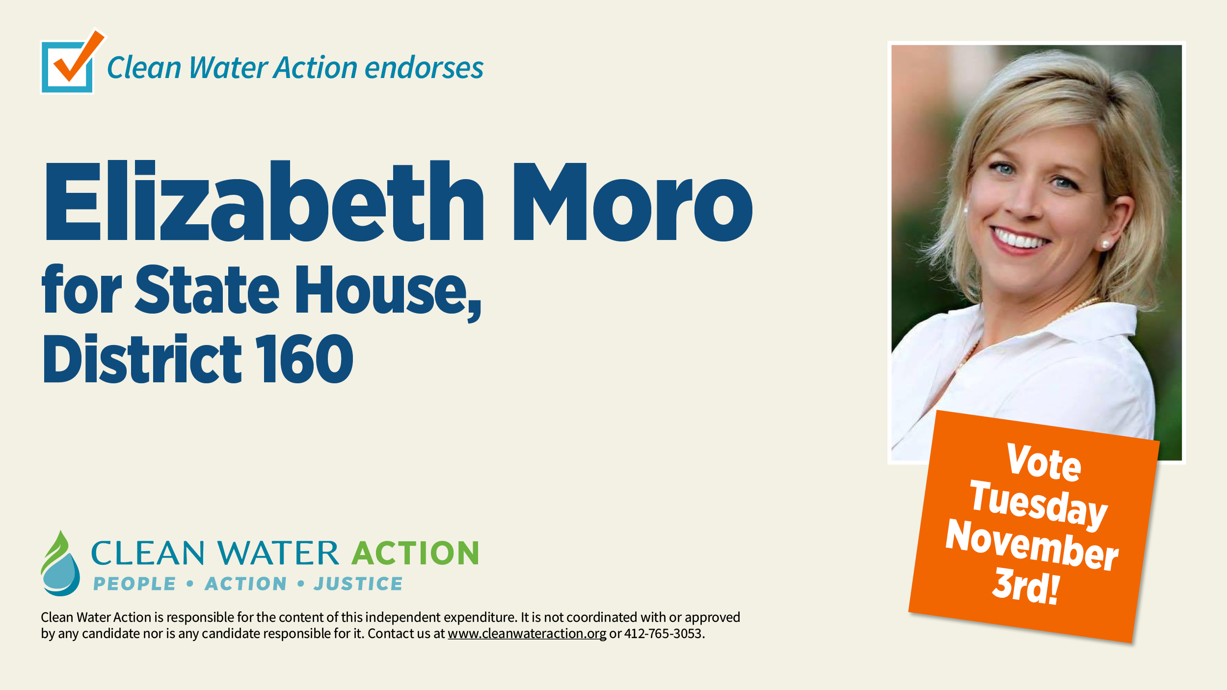 Elizabeth Moro, State House, Dist 160